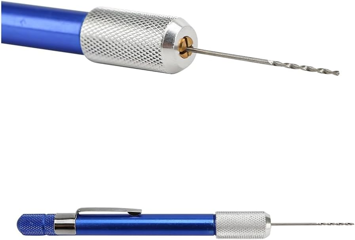 21PCS Carburetor Jet Drill Bits Pin Vise Set, for Jewelry Bead Making Crafts Orifice Drilling Wood DIY Carving image number 6