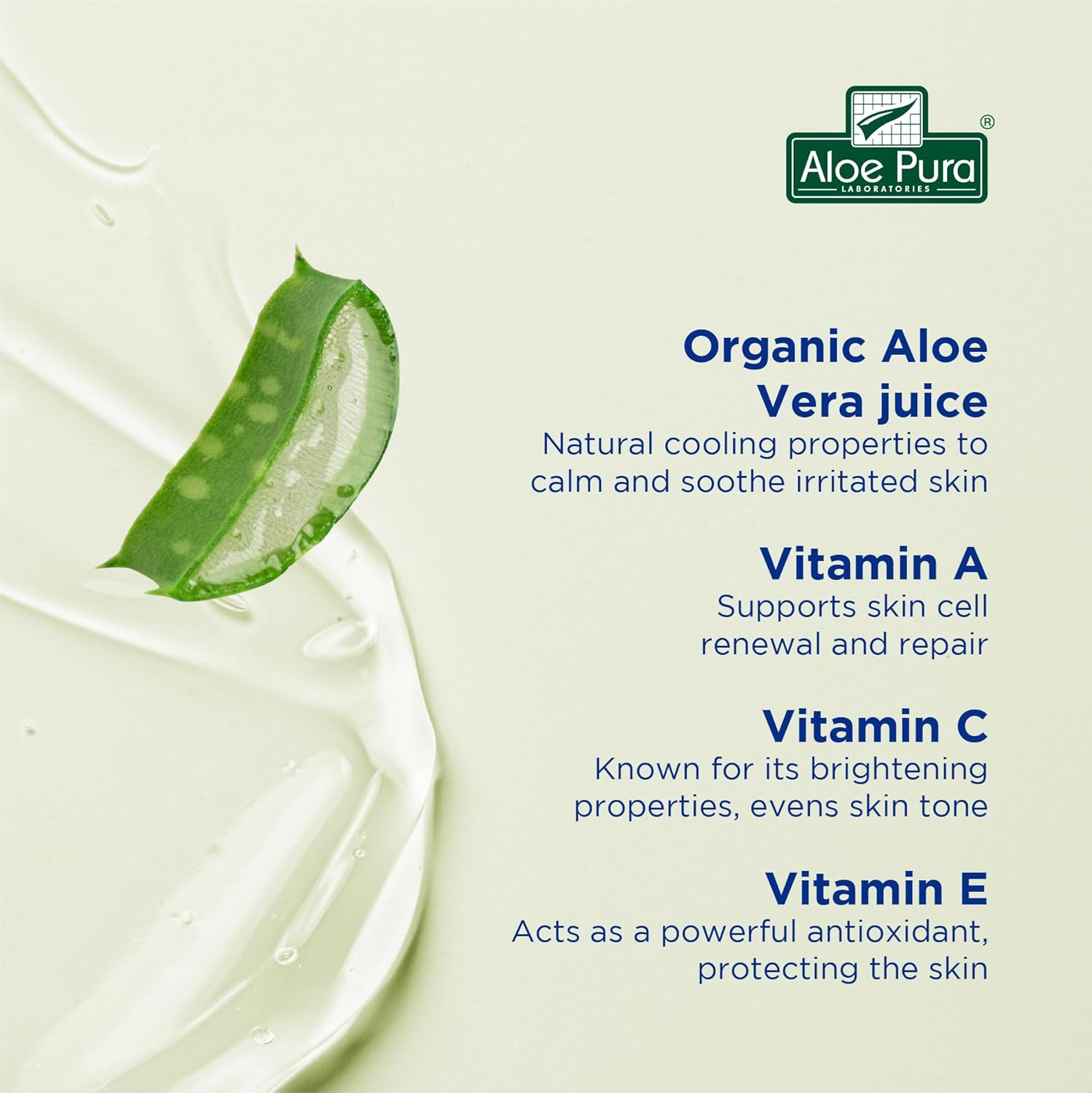 Aloe Pura Aloe Vera Body Gel with ACE Vitamin 200 Ml image number 6