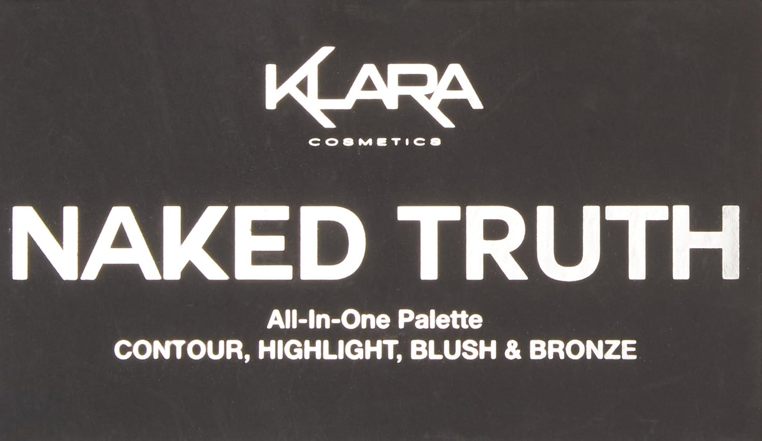 Klara Cosmetics Contour Bronze Blush Highlight Naked Truth All in One Sun Kissed Palette Matte Long Lasting Full Colour Pigment image number 1