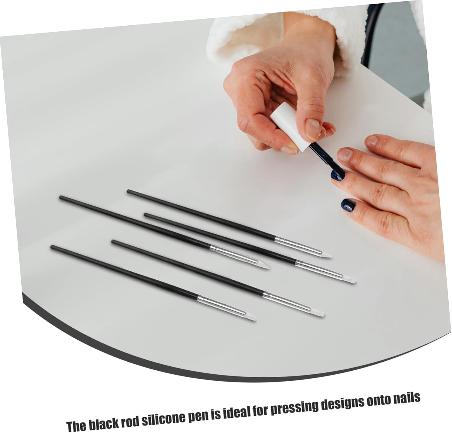 Minkissy Professional Nail Art Pen Set 15Pcs Manicure Kit Silicone Embossing Pen Nail Design Tools for Women image number 1