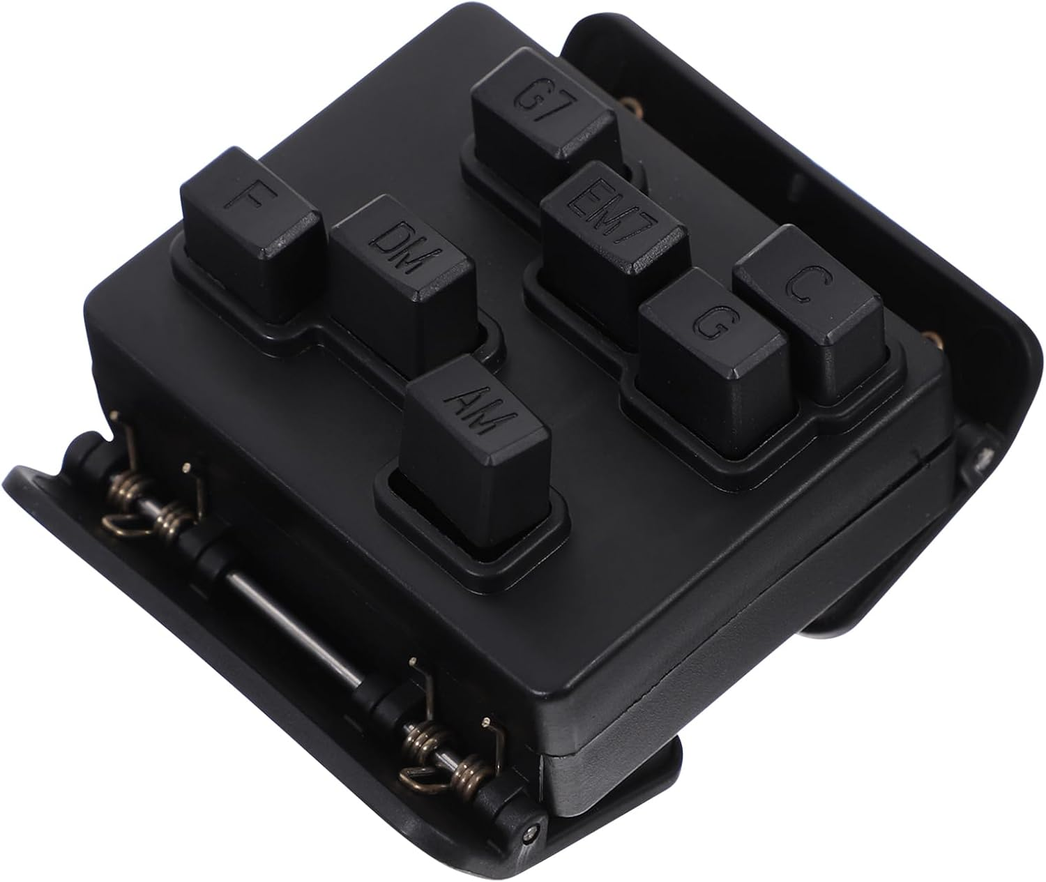 SUPVOX Ukulele Chord Practice Aid for Beginners - Black Plastic Ukulele Learning System with Seven Chords, Ideal for Quick Progression and Correcting Playing Gestures image number 4