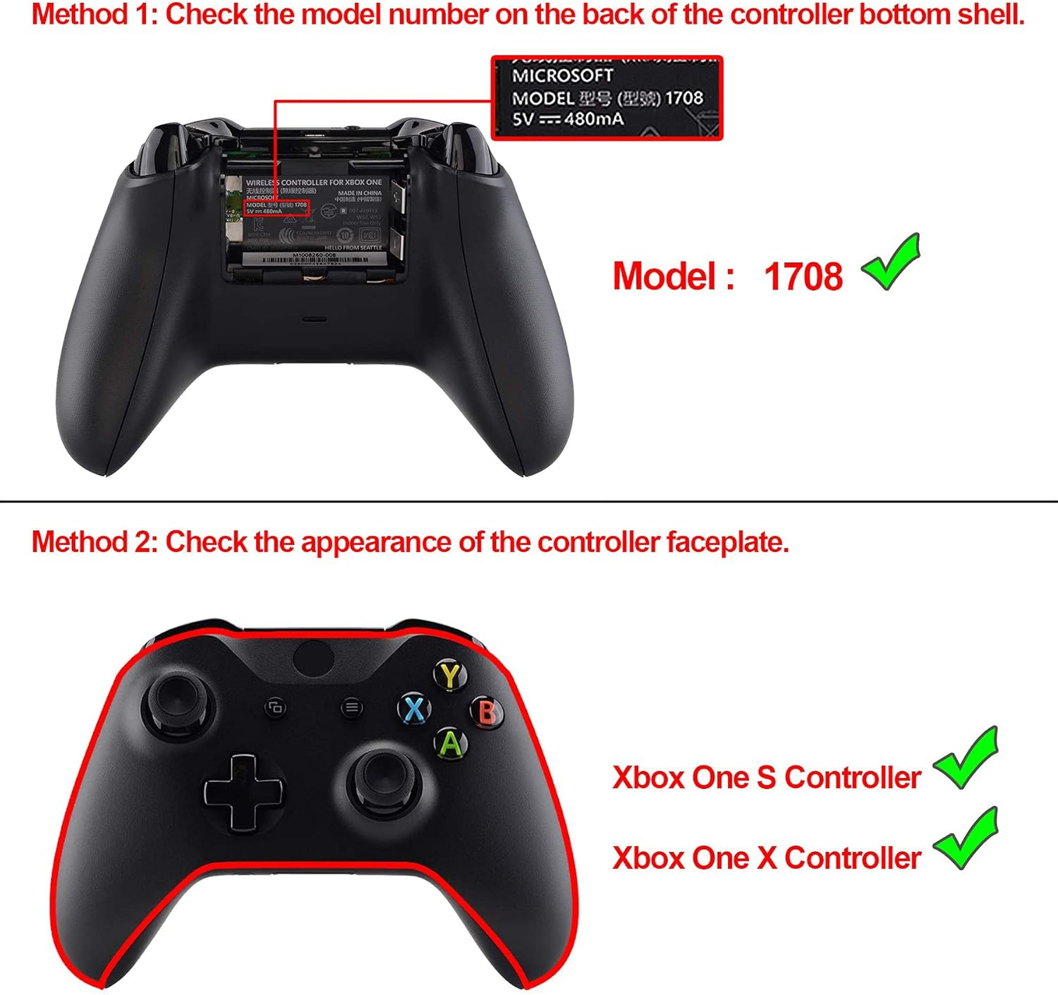 Extremerate Multi-Colors Luminated Bumpers Triggers Dpad Thumbsticks Start Back ABXY Action Buttons, Chameleon Purple Blue Classical Symbols Buttons DTFS (DTF 2.0) LED Kit for Xbox One S/X Controller - Chrome Gold image number 5