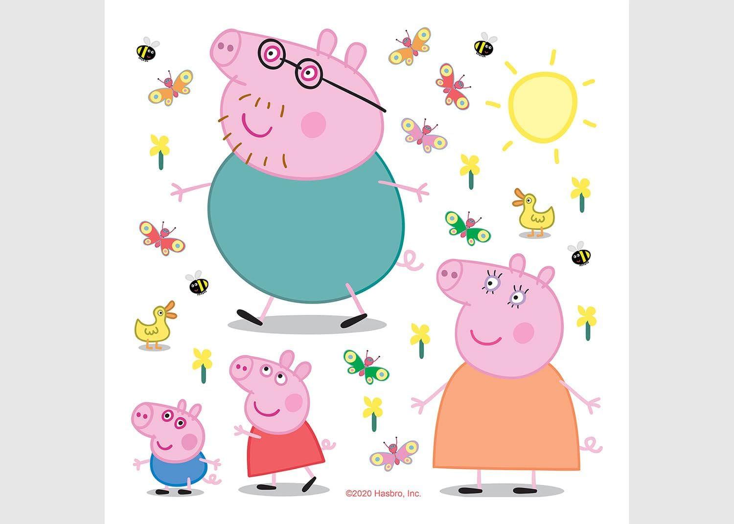 AG Design AG Design ADKS 3832 Peppa Pig Classic Children'S Room Wall Stickers, Wall Sticker, Boy Decoration, 30 X 30 Cm image number 4