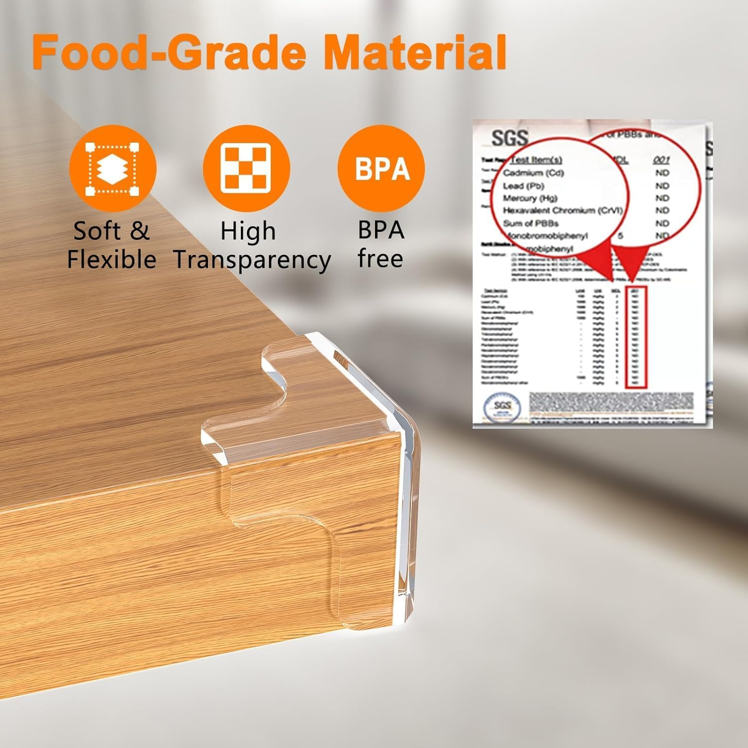 Corner Protector Baby Proofing,8 Pack Large (Length 1.6Inch) Clear Corner Protectors Furniture Corner Guard & Edge Safety Bumpers Table Corner Protectors for Baby with Super Strong Adhesive Tape image number 3