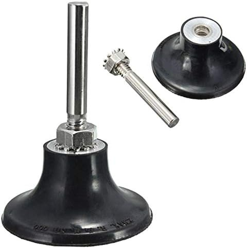 10Pcs Wool Felt Polishing Pads, 2" Compressed Wool Fabric Disc Buffing Wheels with 1/4 Inch Rod Disk for Grinding, Sanding and Cleaning image number 2