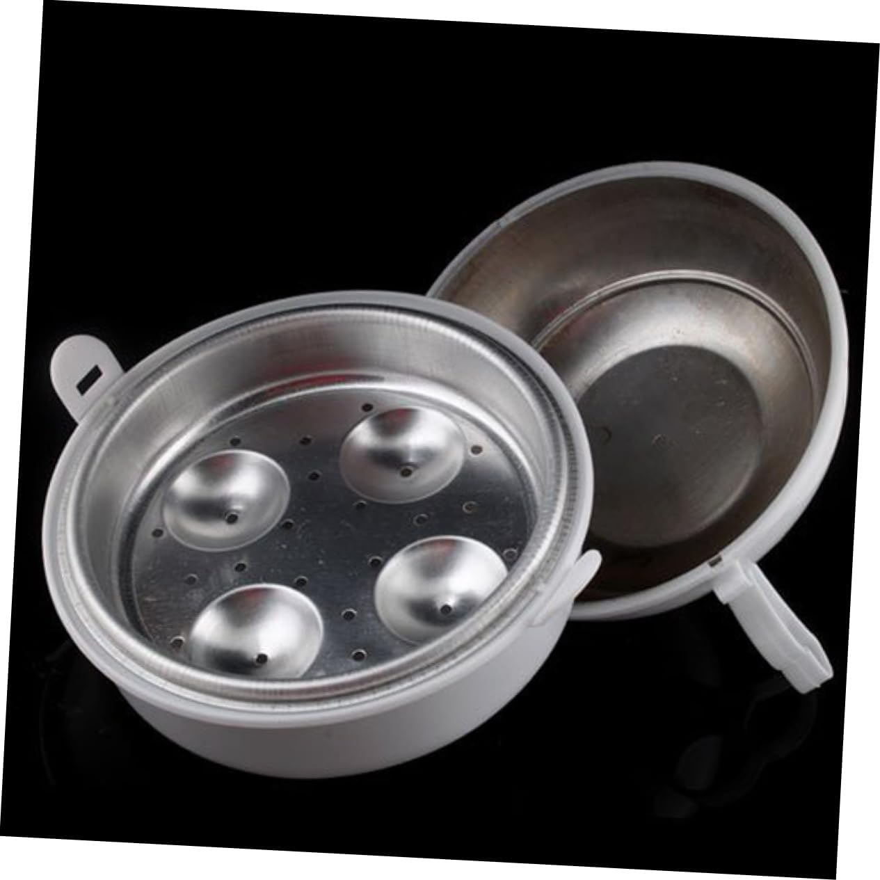 LABRIMP Chicken Shaped Microwave Egg Boiler Poacher Cooker for Eggs Easy to Use Egg Boiler Microwave Egg Poacher for Quick Breakfast Cooking image number 4