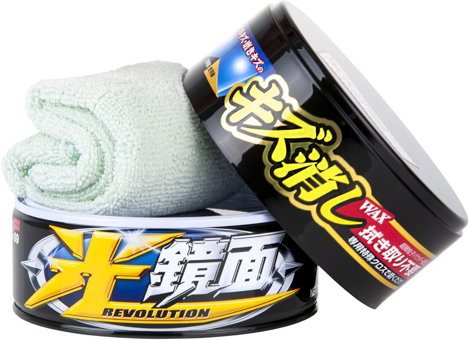 SOFT99 420 Dark and Black New Scratch Clear Wax Mirror Finish, 200 G image number 2