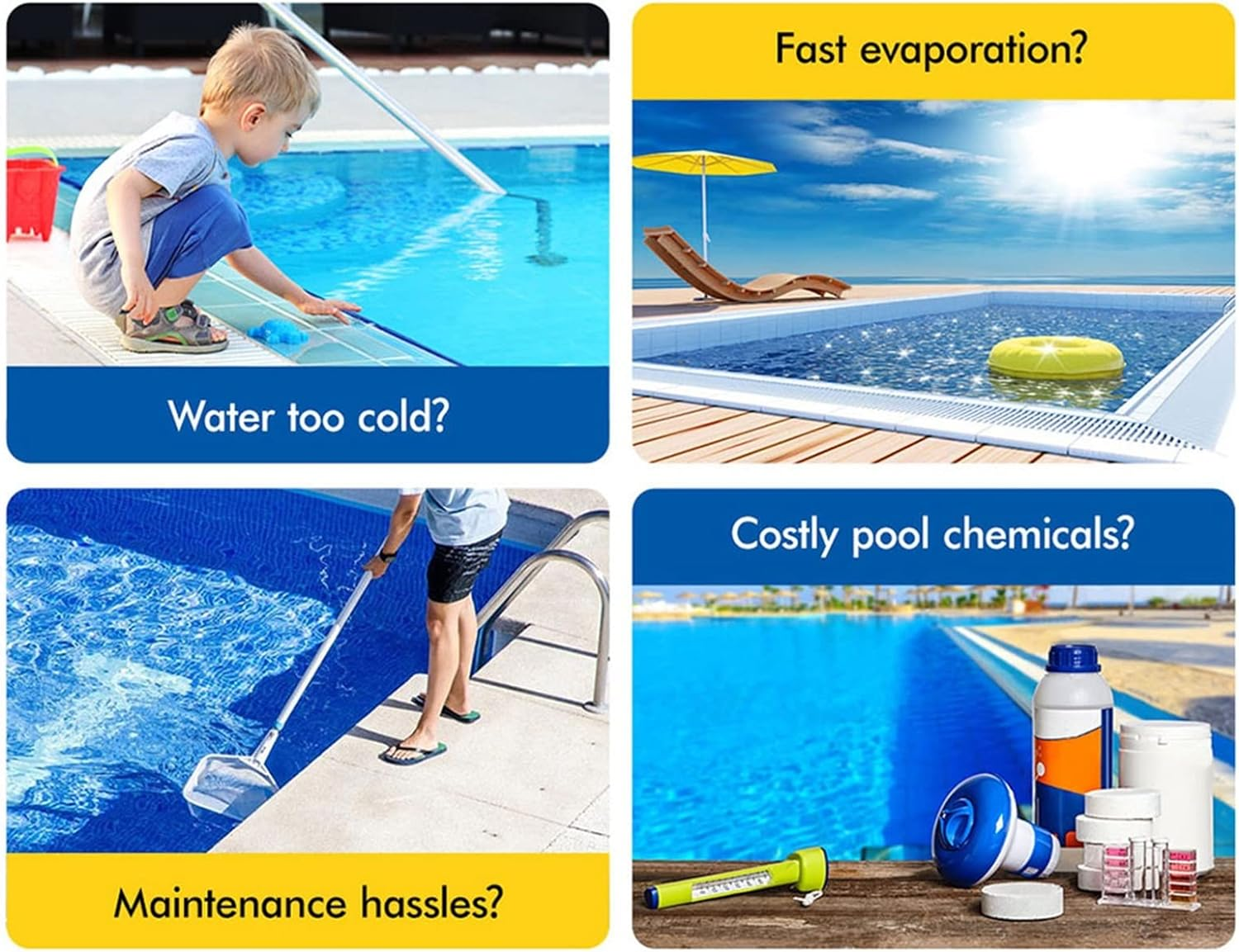 ALFORDSON Pool Cover 500 Microns Bubble 8M X 4.2M Solar Swimming Blanket with Isothermal Design, Keep Pool Clean and Easy to Cut - Blue and Silver image number 5