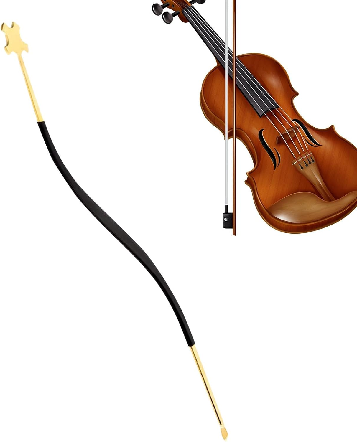 Violin Sound Post Tool | Installation Tool Sound Hook Professional,Easy Installation Luthier Violin Tool Tuner Installation Tool for Sound Post Violin Post Mounting Tool image number 3