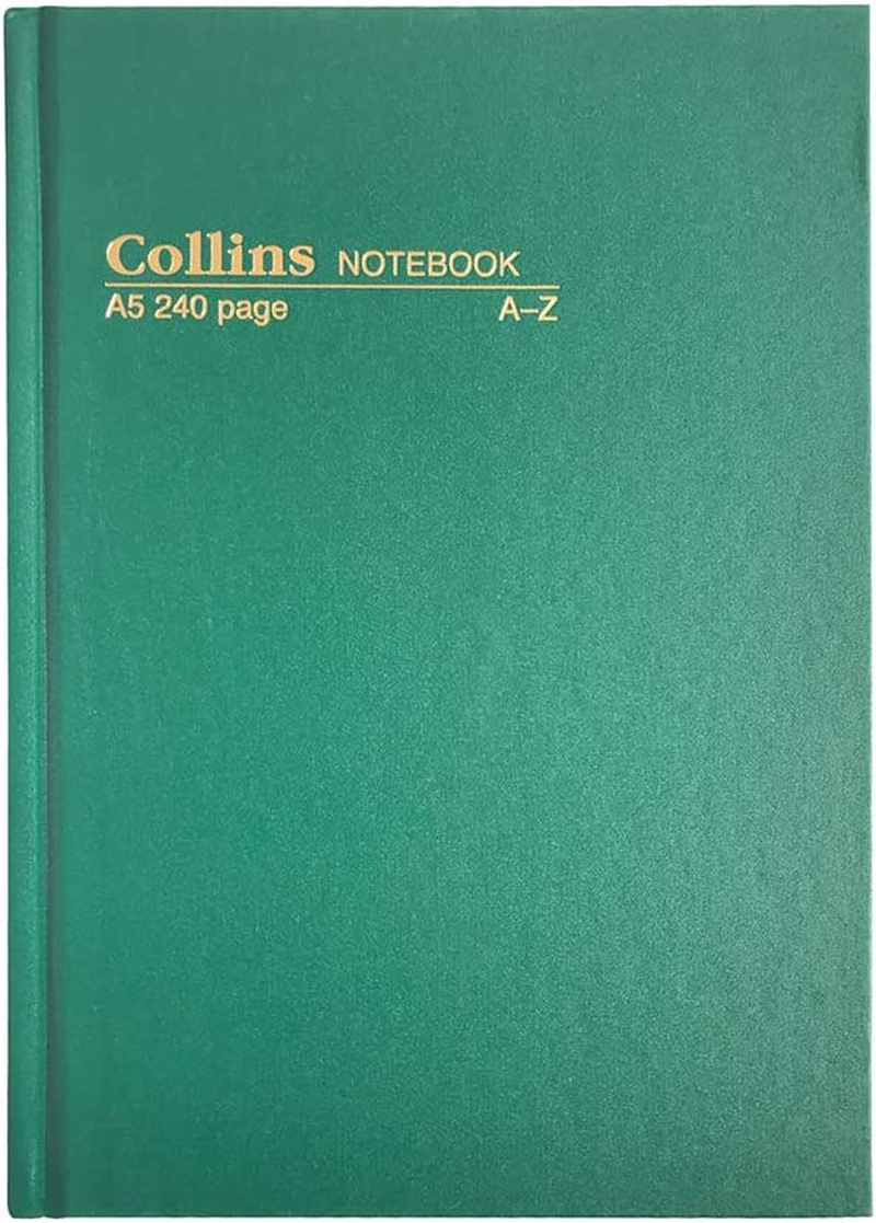 Collins A-Z Index Notebook, 240 Pages, Green image number 2