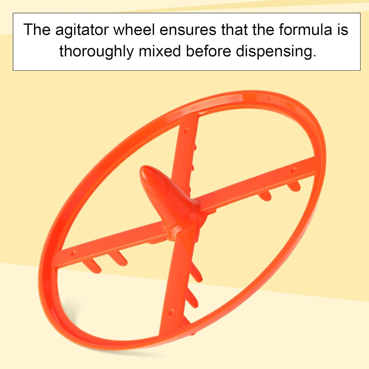 BOXOB 5 Pcs Replacement Parts Compatible with Baby Brezza Formula Pro Advanced and Wifi Model FRP0046 FRP0047 FRP0048 FRP0066, Includes Stirring Wheel Locking Cover Measuring Wheel Axle & Scraper image number 2