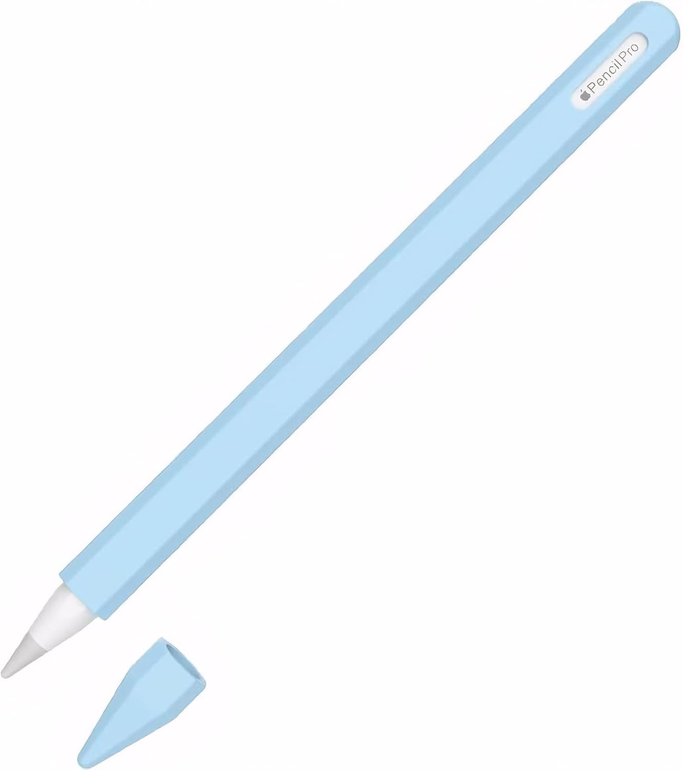 T Tersely Silicone Case for Apple Pencil Pro 2024 / Apple Pencil 2Nd,Soft Sleeve Holder Grip + Protective Nib Cover for Ipad Pen Stylus,Anti-Slip Pencil Holder Sleeve - Blue image number 1