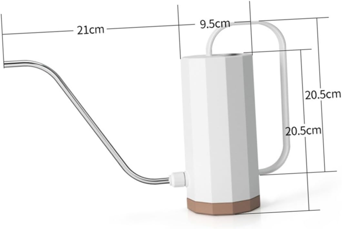 1Pc Watering Can with Stainless Steel Spout for Precise Watering of Indoor and Outdoor Plants Lightweight and Practical for Garden and Balcony Use Elegant