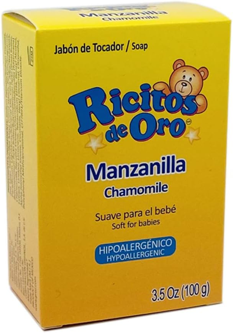 Grisi Ricitos De Oro Hypoallergenic for Babies Bar Soap 3.5 Oz (Pack of 6)