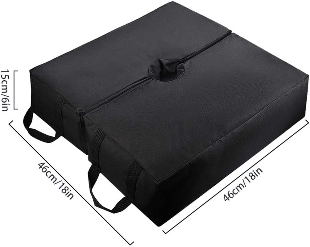 Valuehall Umbrella Base Weight Bag 18 X 18 X 6 Inches Square Detachable Sand Bags Weatherproof Sand Bag for Offset, Cantilever or Any Outdoor Patio Umbrella Stand-Up to 110 Lbs V7059D image number 4