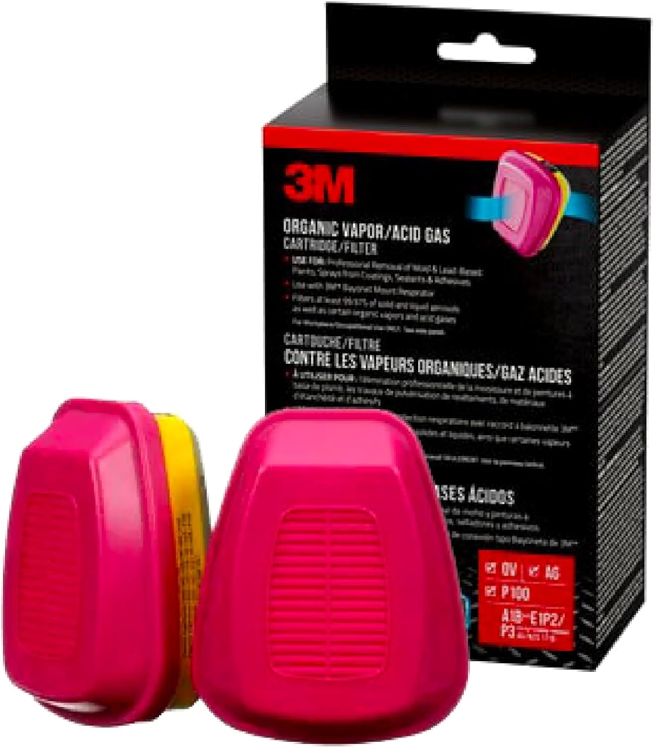 3M 60923HB1-C Replacement Cartridges for Professional Multi-Purpose Respirator image number 5