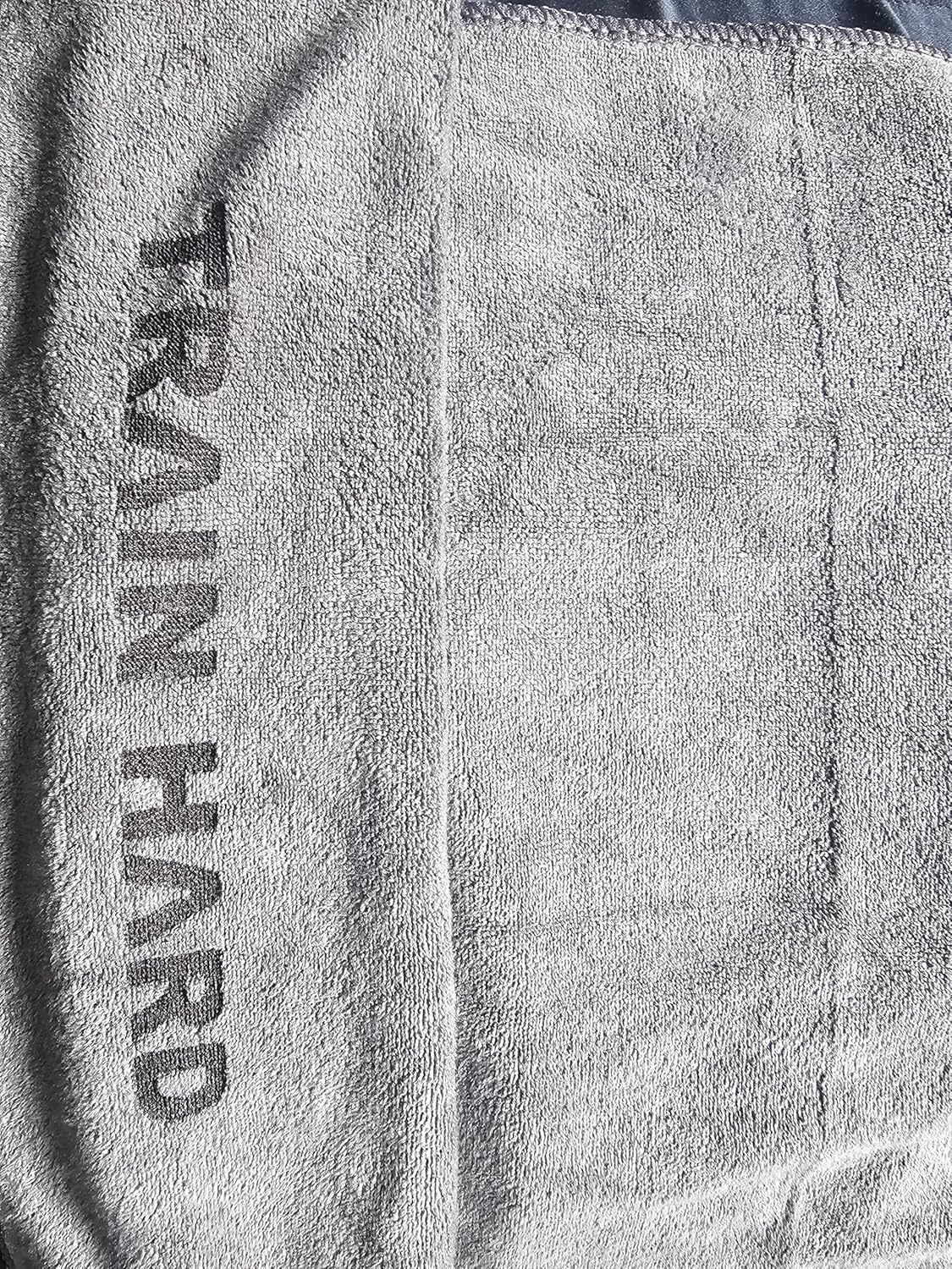 Train Hard Gym Towel 80% Polyester 20% Polyamide 35X75Cm image number 4