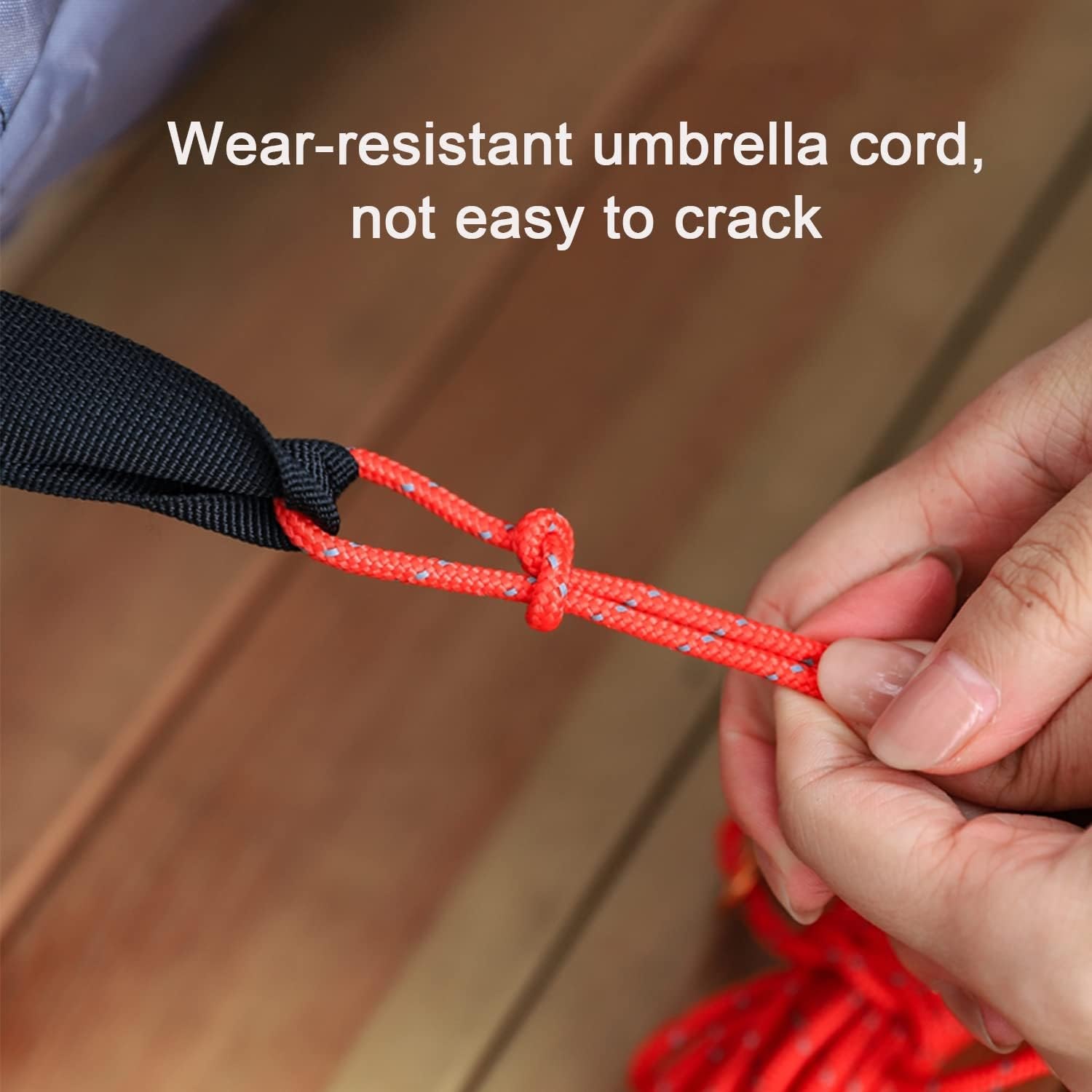 8 Pack 4Mm Guy Lines Ultralight Tent Cords with Aluminum Adjuster Tensioner Outdoor Camping Guylines Ropes for Tent Tarp,Climbing,Hiking Backpacking (Black) image number 4