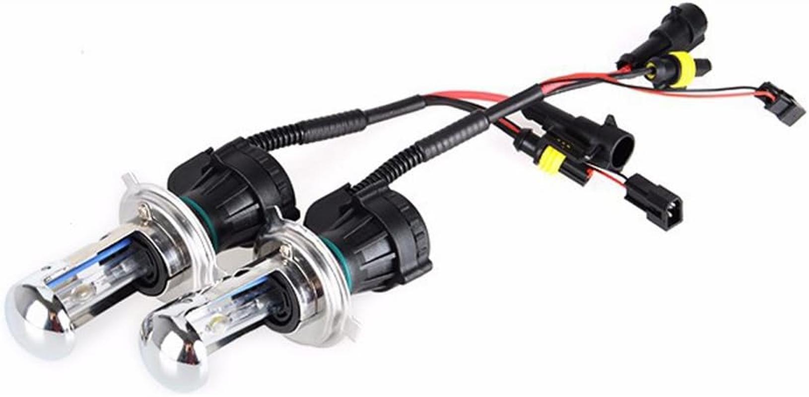 H13 9008 Bi-Xenon HID Bulbs 35W Super Bright Dual Hi/Lo Headlight Bulb Replacement, 8000K Ice Blue, Pack of 2