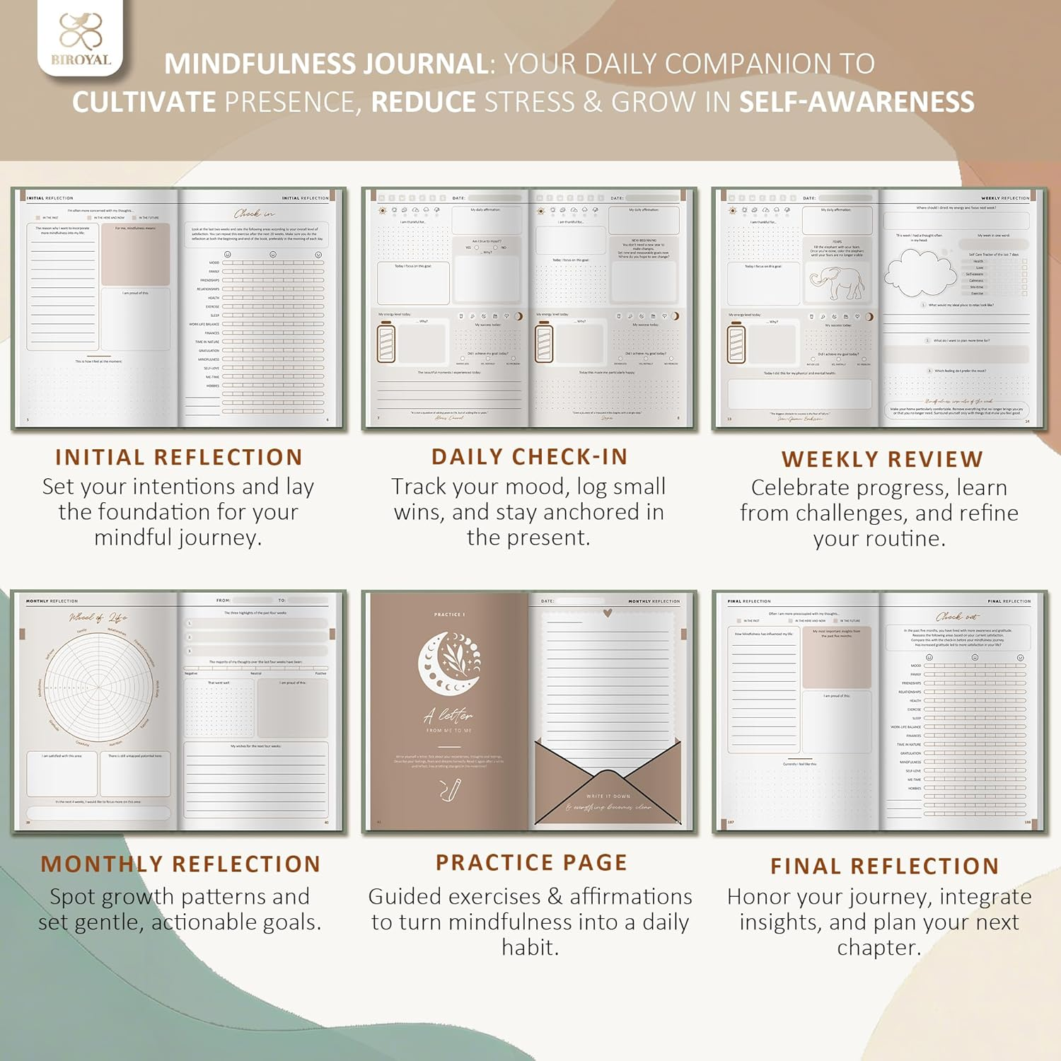 Gratitude Journal for Women - 20 Weeks Undated Five Minutes Daily Journal to Inspire a Happier for More Self Care - 5 Minute Grateful Diary for More Motivation, Mental Health & Reflection image number 5