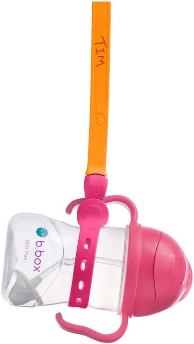 B.Box Connect-A-Cup, Strawberry Shake Sippy Cup Holder, Pink, 1 Pound Capacity image number 3