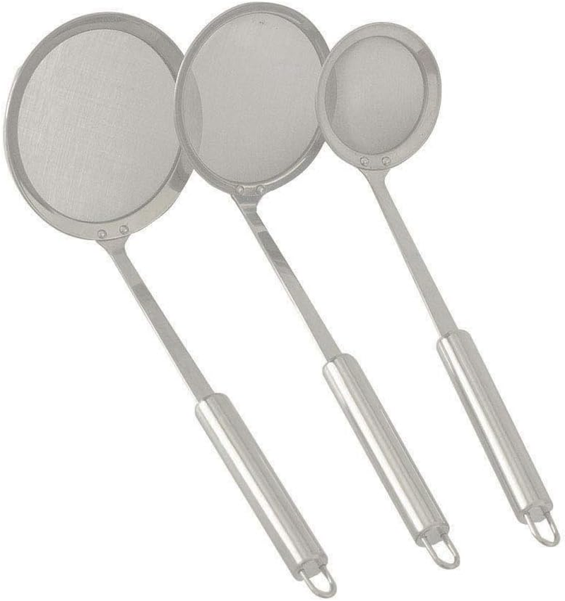 KINGSUPER Hot Pot Fat Skimmer Spoon Stainless Steel Mesh Food Strainer for Oil Filter Skimming Grease and Foam image number 1