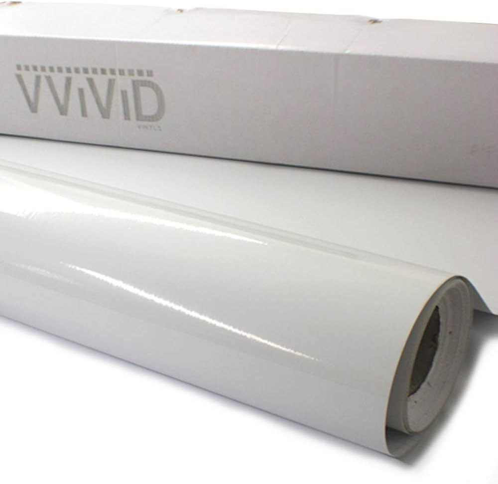 Vvivid Clear Lamination Vinyl Roll for Die-Cutter and Vinyl Plotter 12" X 54" 2-Roll Pack Matte Finish