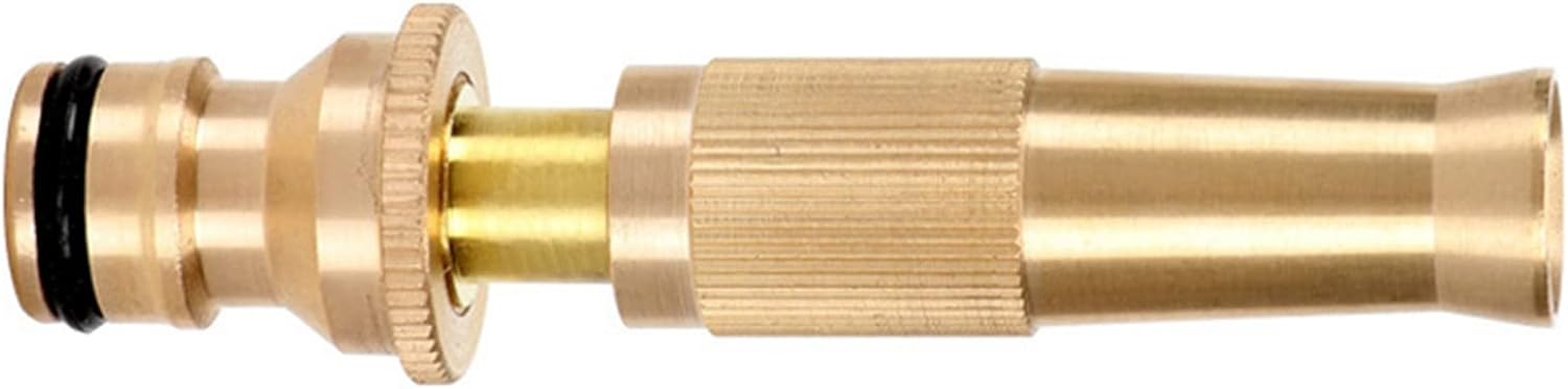 2X High Pressure Hose Nozzle Heavy Duty, Brass Water Hose Nozzles for Garden Hoses, Adjustable Function image number 2