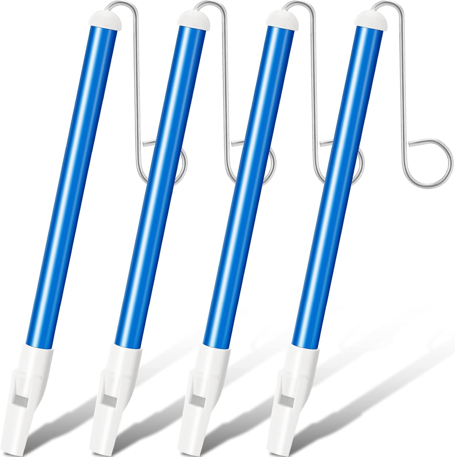 4 Pieces Slide Whistle Instrument Whistle Musical Instrument Slide Whistle Party Favors for Games Birthday Educational Party Supplies, Blue image number 1