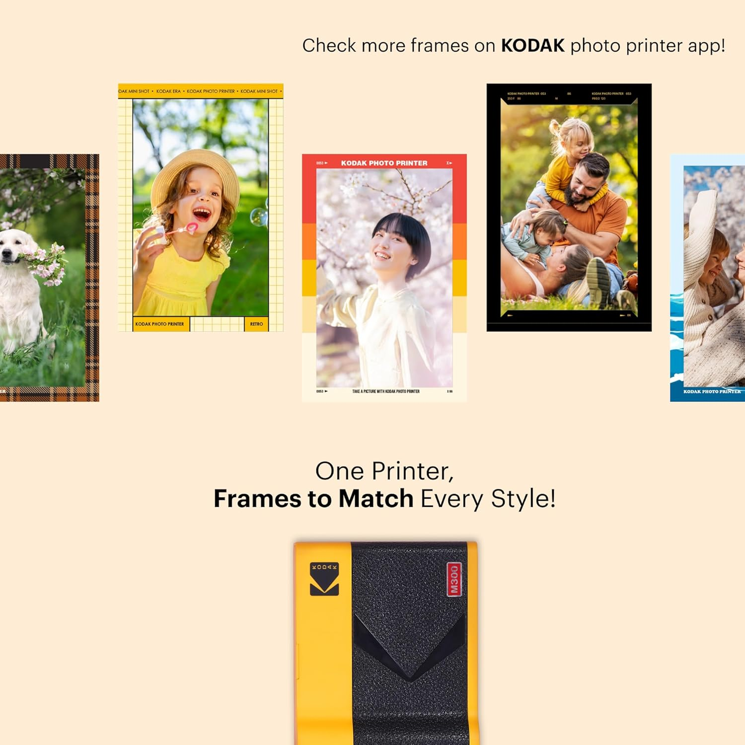 KODAK Mini 2 ERA 4PASS Mobile Photo Printer (5.3 X 8.6 Cm) (Yellow, Photo Printer + Package of 68 Sheets) image number 1