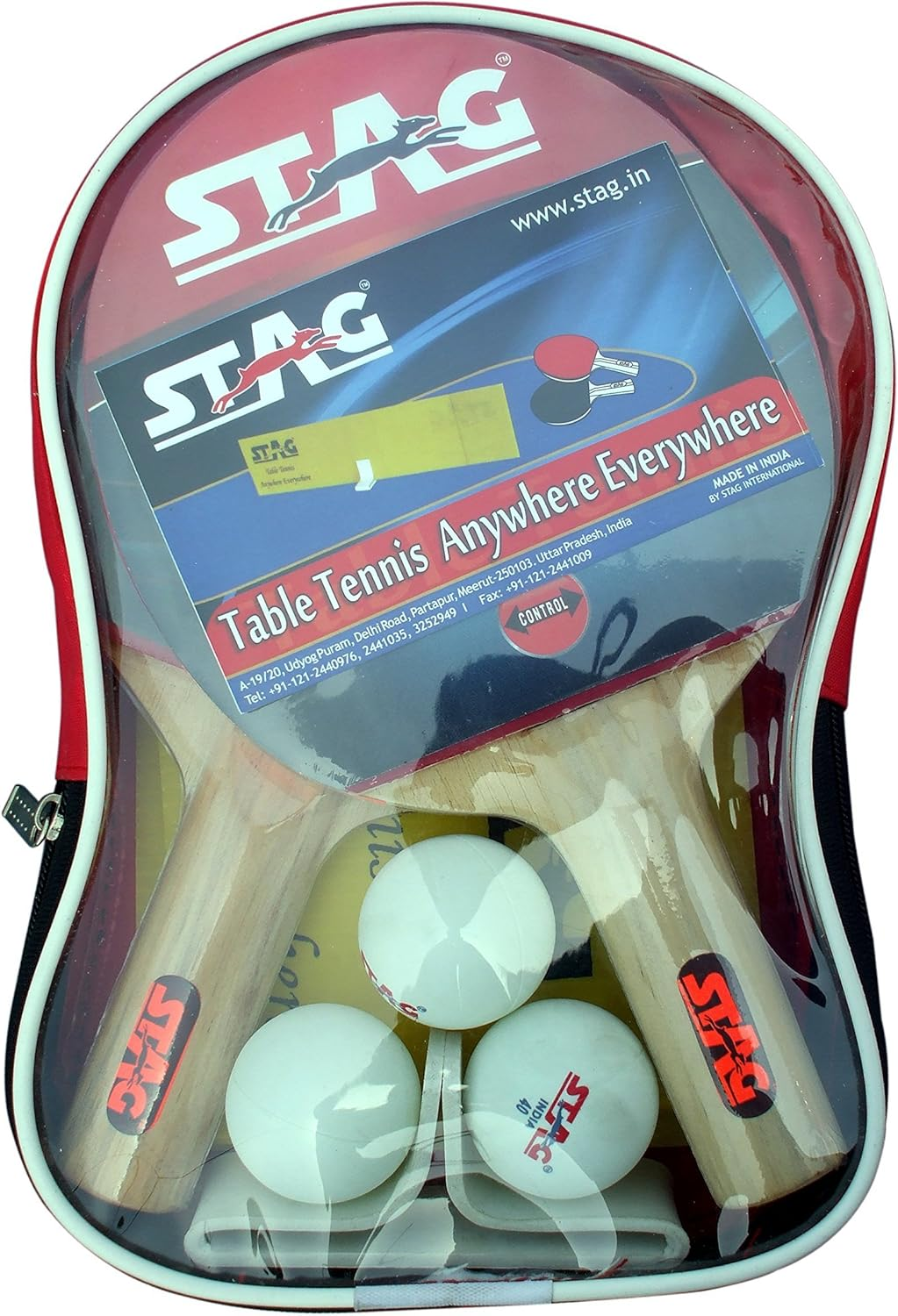 Stag Play Anywhere TT Set (Color May Vary), Wood