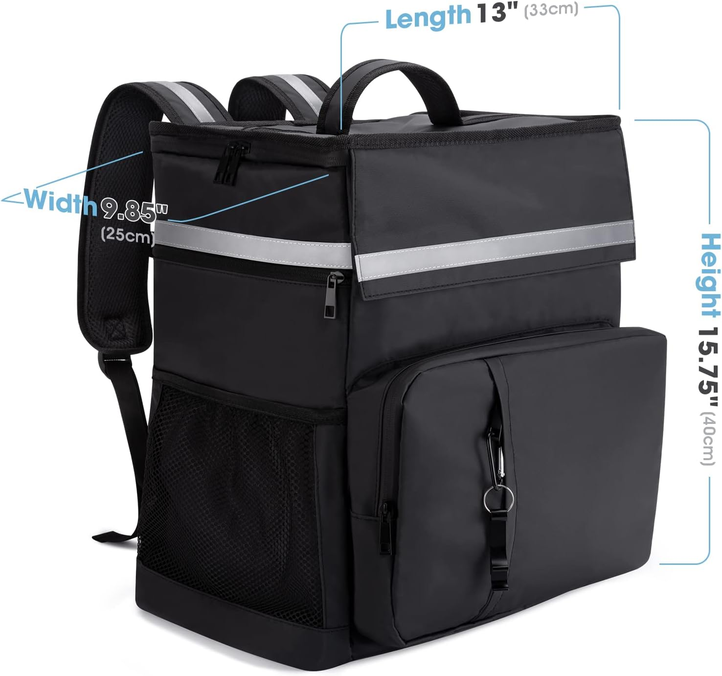 MATEPROX Large Cooler Bag Rucksack, 40L Leakproof Insulated Picnic Backpack Keeps 54 Cans with Bottle Opener, Waterproof Lunch Cooler Bag Backpack for Camping Beach Hiking Outdoor Activities image number 3