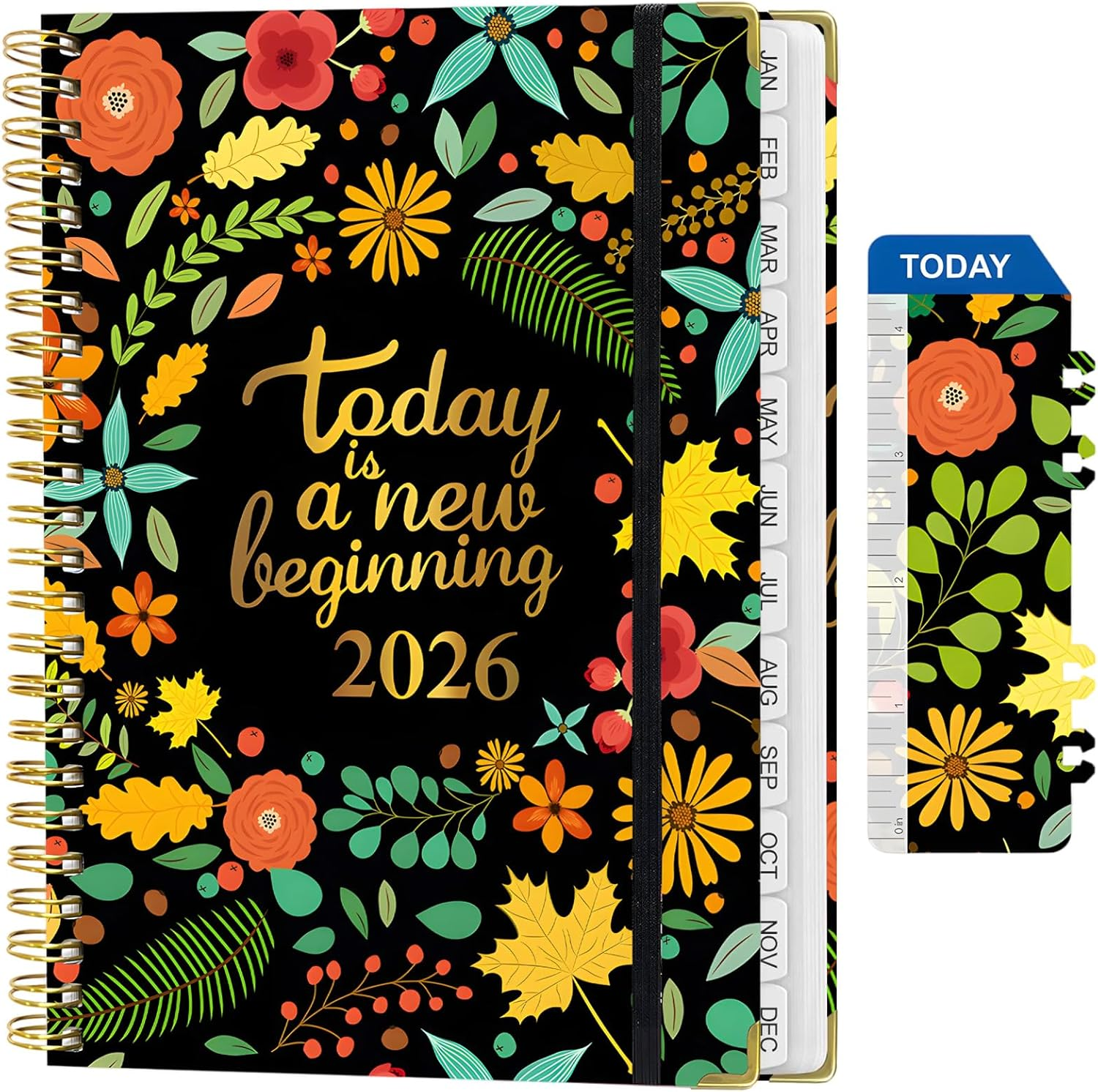 Academic Diary Planner 2025-2026, JUL 2025-JUN 2026 Weekly and Monthly Planner, A5 Daily with Twin-Wire Binding, Back Pocket, Premium Paper, 6.5X8.5In (A06, A06)