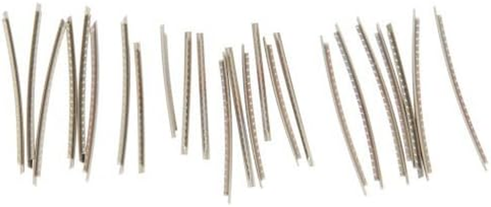 Musiclily 2.7Mm Stainless Steel Guitar Fret Wires Set 24Pcs Jumbo Fretwire for Fender Strat Tele Les Paul Electric Guitar, Chrome