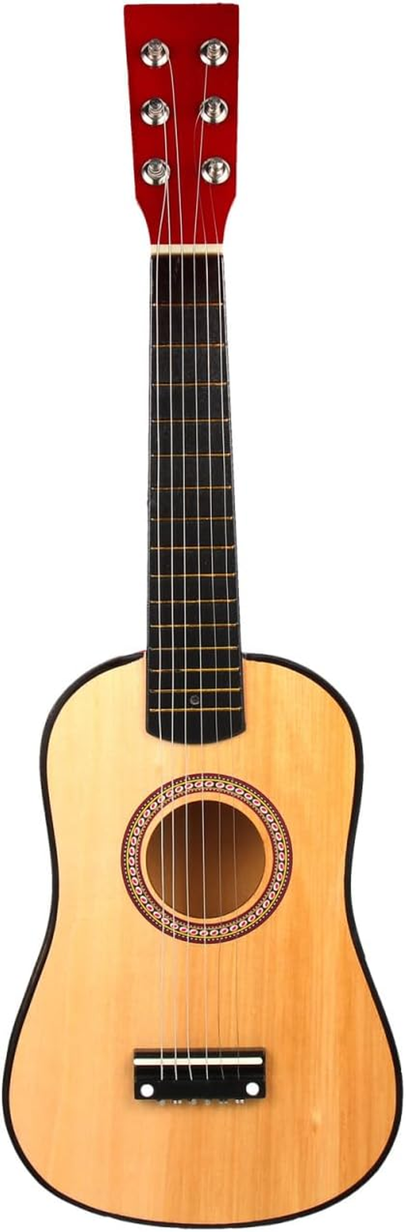 Mini Acoustic Guitar 23 Inch 6 String Toddler Kids Guitar for Beginners Wood Material Music Instrument Kids Children image number 4