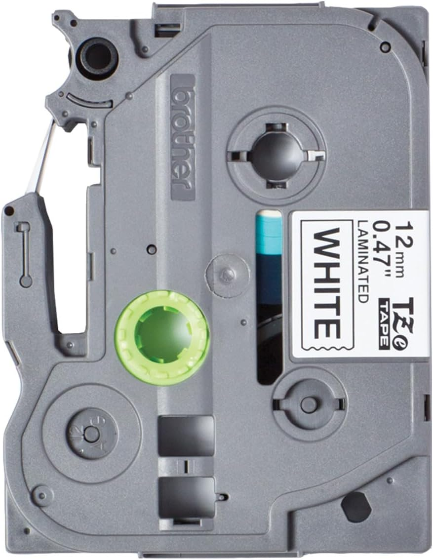 Brother Genuine Tze-231 Laminated Tape, Black on White, 12Mm X 8M, Twin Pack image number 2