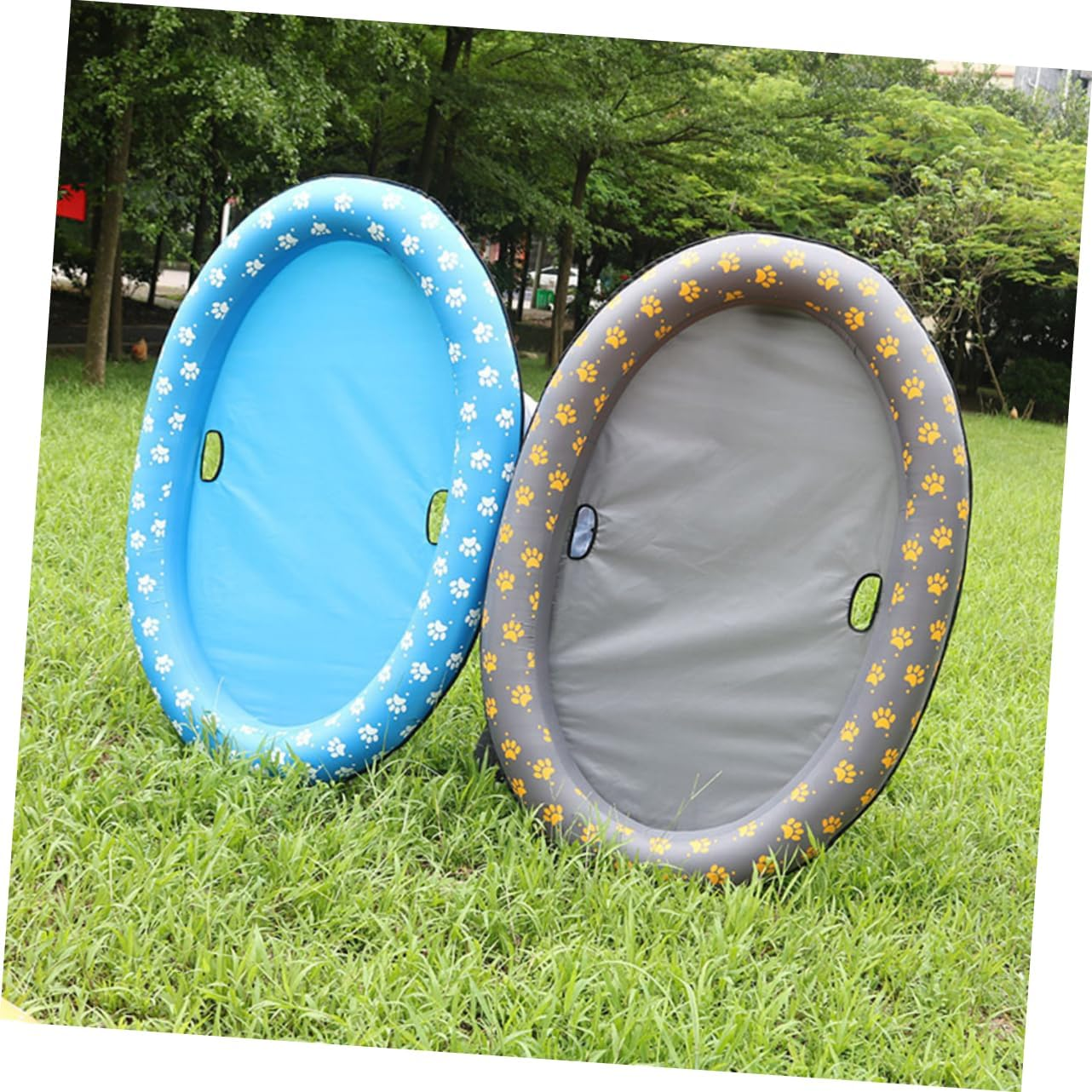 Hohopeti Water Play Mat Pet Inflatable Pool Floating Mat for Outdoor Pool Floats for Dogs Cats image number 5
