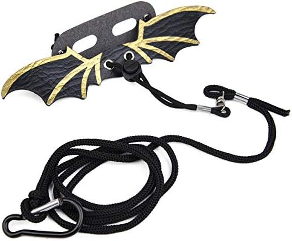 AIMALL Lizard Harness Leash Bearded Dragon+Cool Leather Wings Reptile Adjustable, Comfortable & Lightweight image number 3
