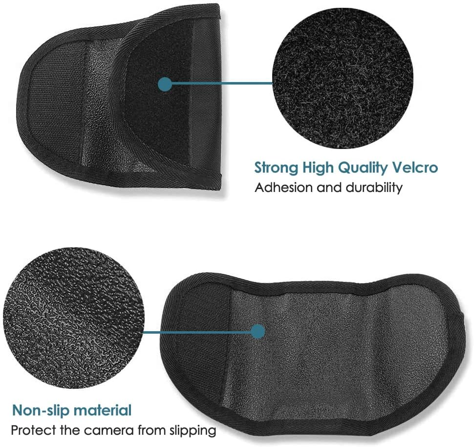 WOTOW Backpack Shoulder Strap Mount with 360&deg; Rotating J Hook Mount and Adjustable Pad Gopro Mount Compatible with Gopro Hero 9 8 7 6 5 4 3+ DJI OSMO Action Insta 360 ONE R and Most Action Cameras image number 4