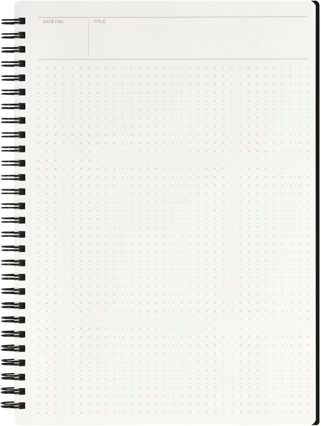 Maruman N104JP Nemosine 20Th Anniversary Ring Notebook, Dot Ruled, B5, Black image number 3