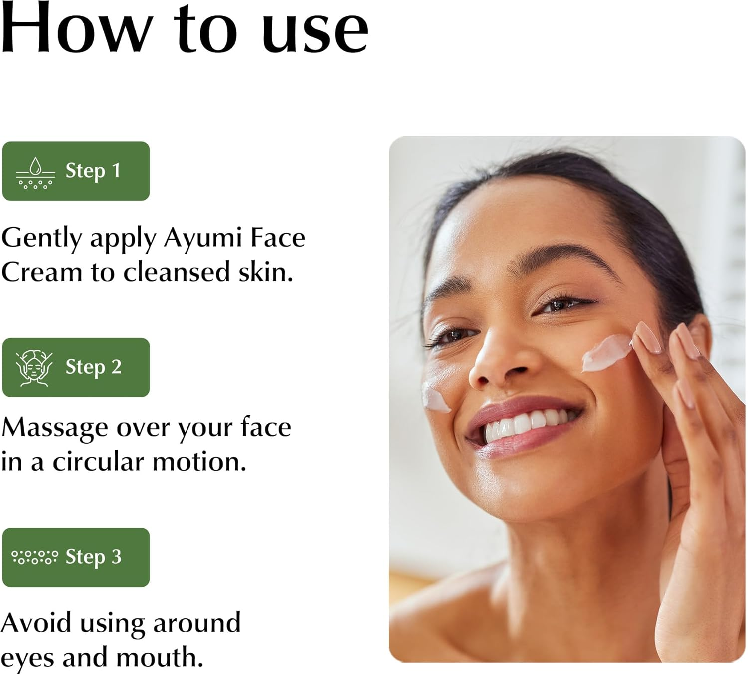 Ayumi Neem & Tea Tree Face Cream. Vegan, Cruelty-Free, Dermatologically-Tested, 1 X 100Ml image number 2