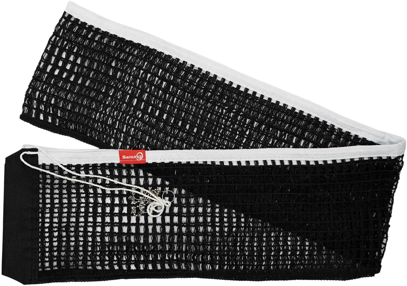 Sanung Table Tennis Net,C-Y2 Portable Ping Pong Table Thicken Replacement Net Impact Resistant for Any Standard Size Table,Black image number 4