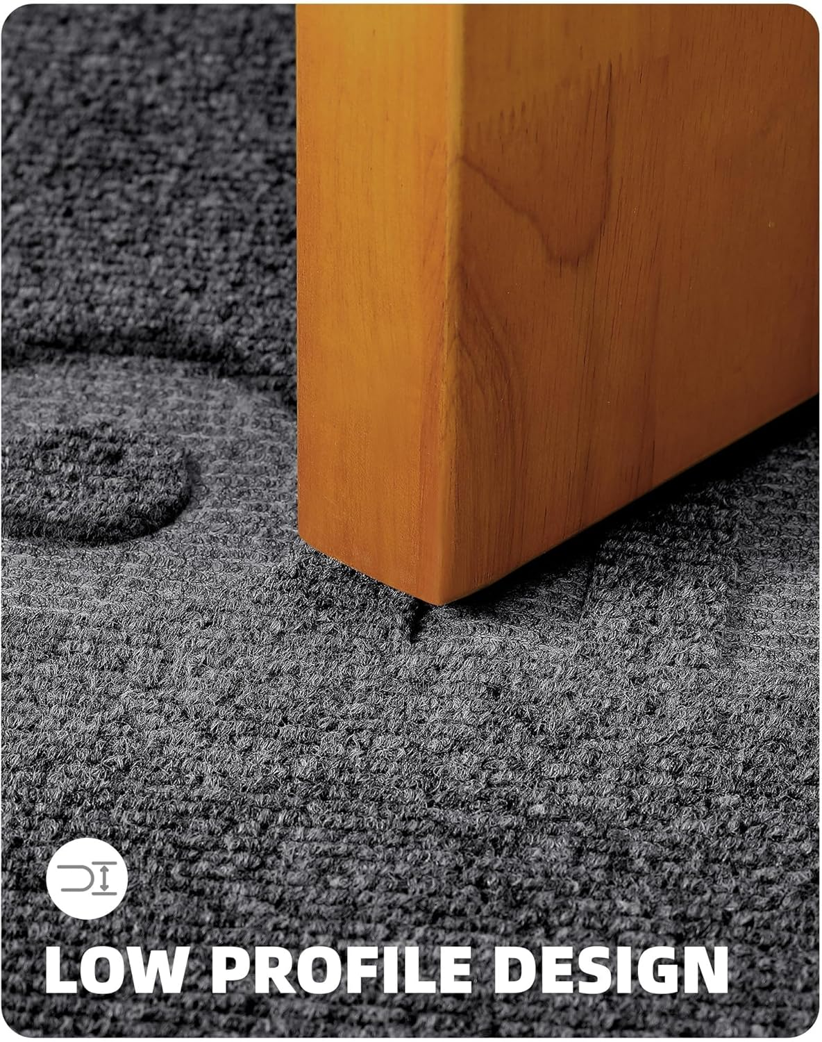 Color&Geometry Outdoor Mats for Home Entrance Heavy Duty, Front Door Mat outside Entrance for All-Season Weather Non Slip, Welcome Mat for Front Door with Durable Rubber Backing, Grey 17&rdquo;X29&rdquo; image number 1