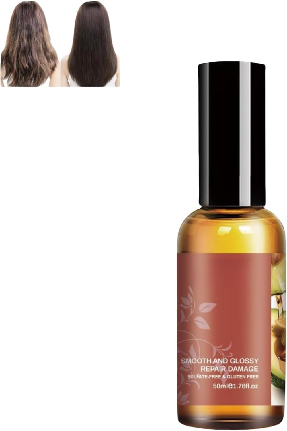Avocado Peppermint Hair Growth Oil,Hair Food Oil for All Hair Types and Beard,Suitable All Types Hair image number 5