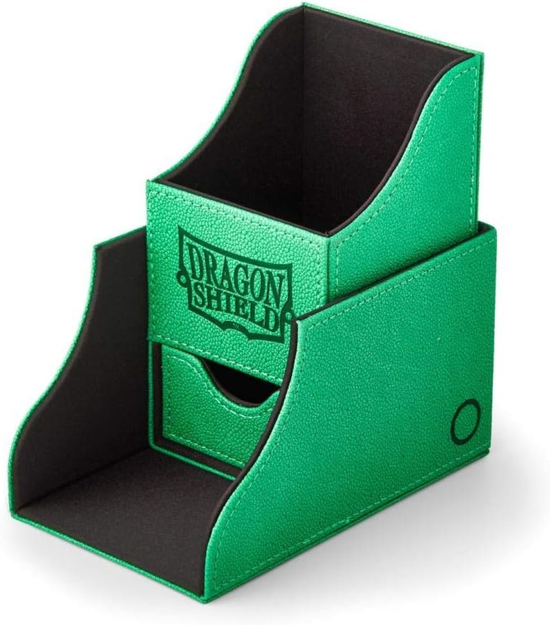 Dragon Shield Nest plus Deck Box, Light Green/Black - Light Grey/Black image number 6