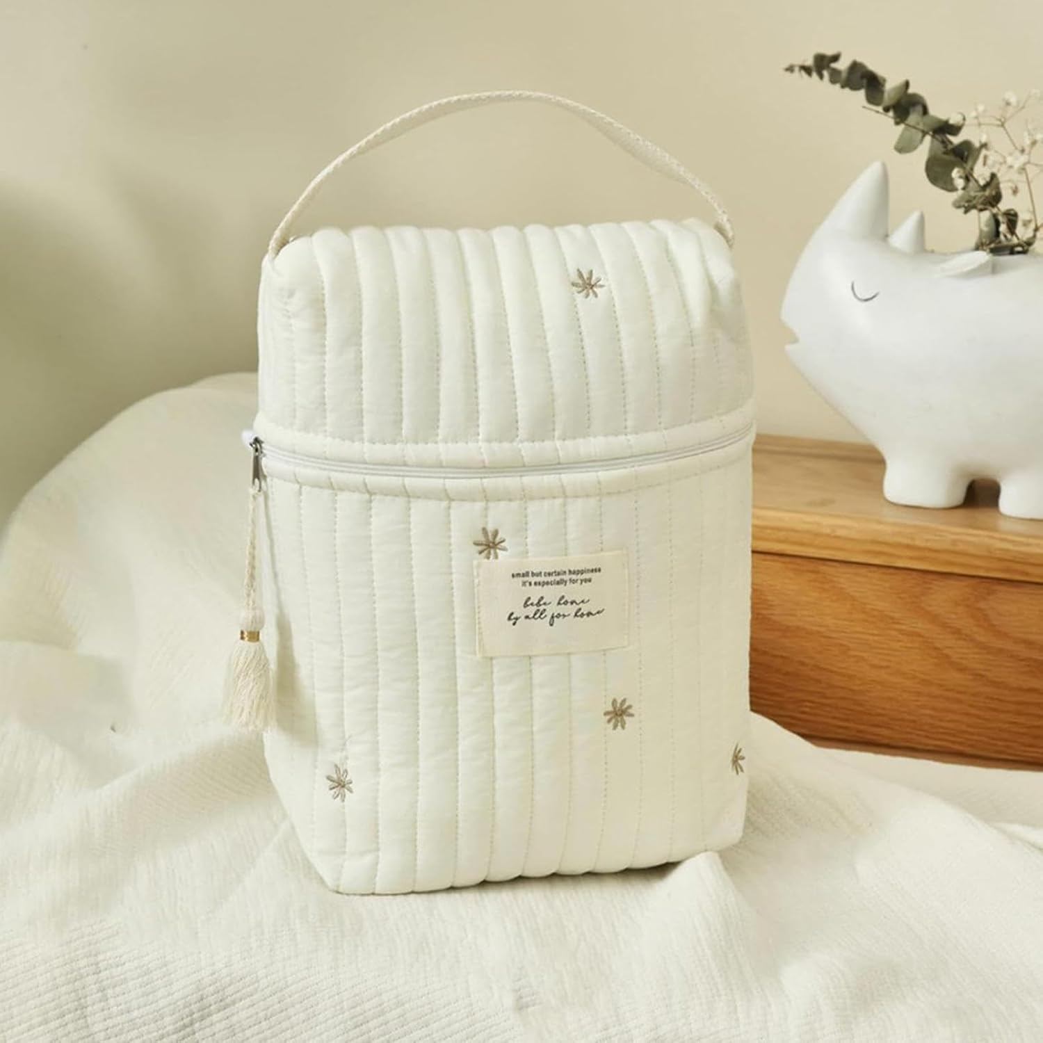 Diaper Organizer Pouch - Portable Baby Diaper Bag Organizer for Travel and Home | Diaper Organizer Pouch Multi Compartment Design, Durable and Lightweight, Easy to Carry, Perfect for Wipes, Cream,