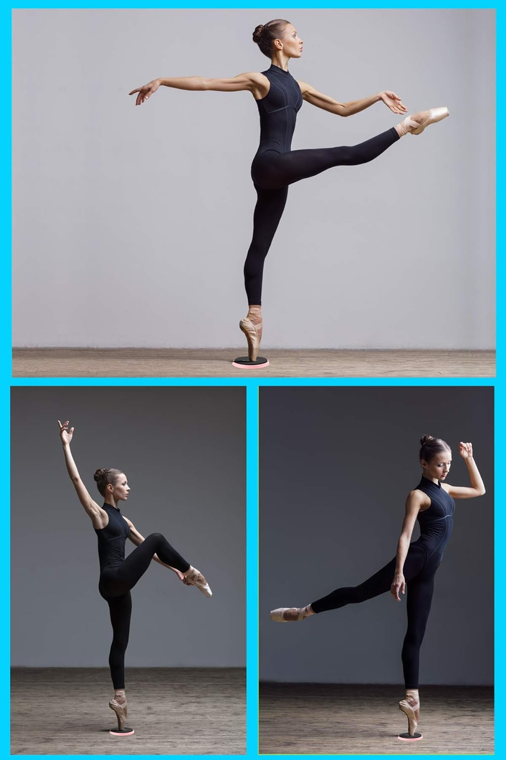 Pro Ballet Turning Disc for Dancers, Dance Disc - Balance Turn Board for Ballet, Gymnastics and Figure Skating, Spin Boards for Better Pirouette Technique, Releve, Turns and Dance Spinning - Purple image number 7