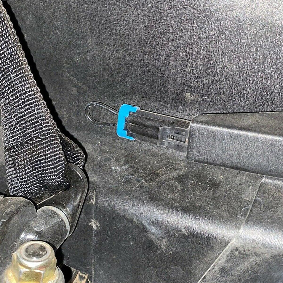 AIMALL 2X Seat Belt Harness Bypass Plug for Can-Am Maverick X3, Commander, Defender - Quick Disconnect Clip, ABS, 2.87 X 0.86 Inches image number 6