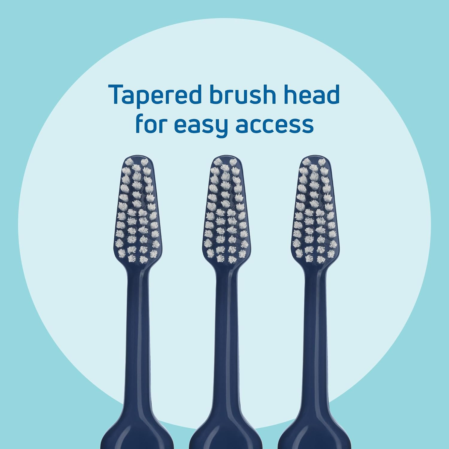 Tepe Select Toothbrush, Soft, Purple, 1Pc, Efficient for Plaque Removal with Tapered Brush Heads, Gentle Cleaning with Soft Bristle Toothbrush image number 3