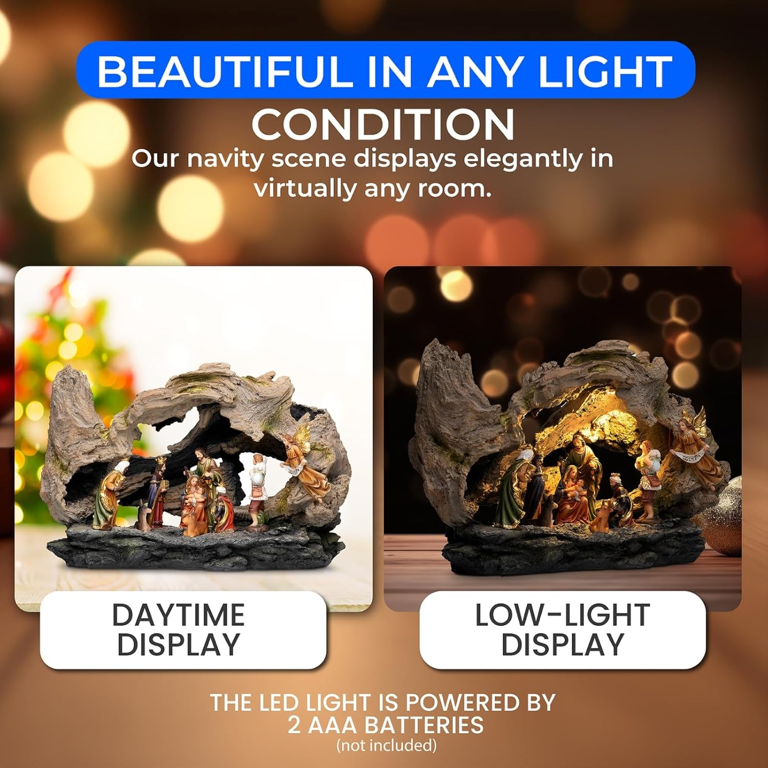 Nativity Sets for Christmas Indoor, Nativity Set, Nativity Scene Indoor, Nacimientos Navide&ntilde;os Grandes, Pesebre De Navidad, Christmas Nativity Set, Nativity Sets & Figures image number 4